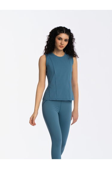 Active Sleeveless Top - BLUE STONE