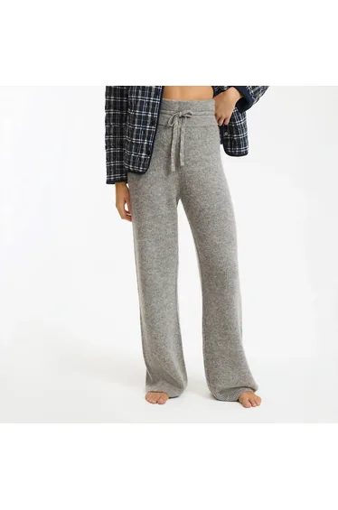 Pyjama Trousers in Rib Knit