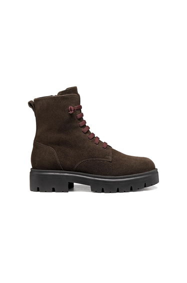 Klargena Lace-Up Suede Ankle Boots