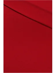 Goddiva Bardot Pleated Maxi Dress - Red - 1