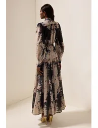 Joséphine Paisley Print Maxi Dress With Belt - 5