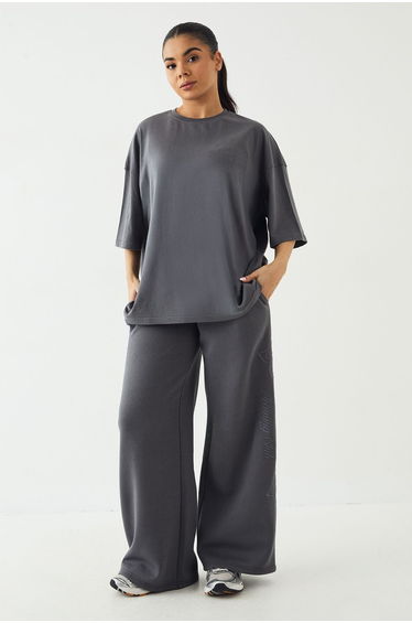 DSGN Studio Sport Training Club Oversized T-Shirt - charcoal