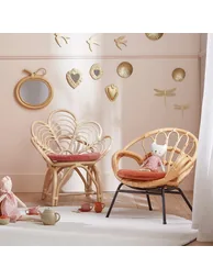 Velvet Round Velvet Seat Pad - 1