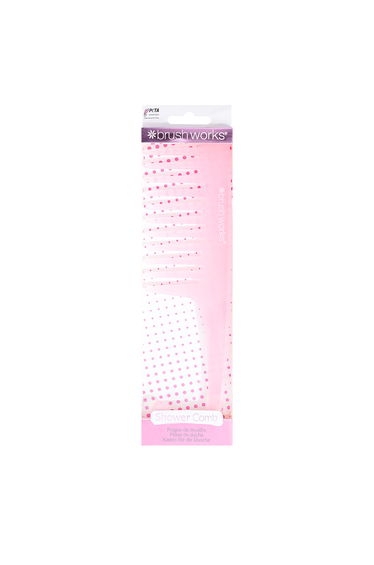 Brushworks Shower Pink Comb