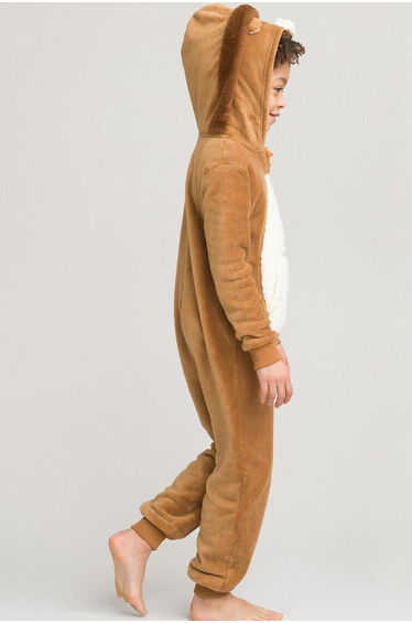Fleece Hooded Lion Onesie