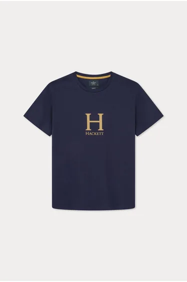 Heritage H Logo Short Sleeve T-shirt Navy