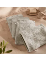 Pack of 4 Cotton Wash Mitts - 3