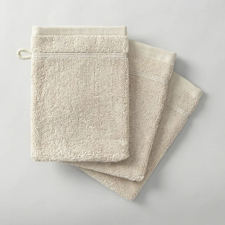 Pack of 4 Cotton Wash Mitts - 1
