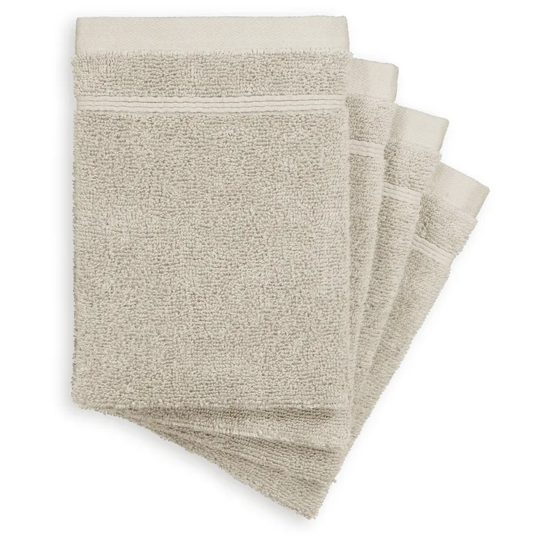 Pack of 4 Cotton Wash Mitts - 2