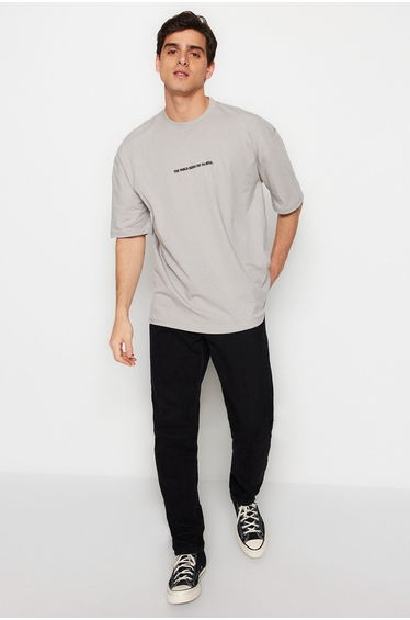 T-Shirt - Gray - Oversize