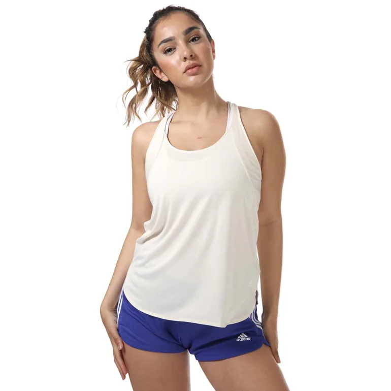 Women's adidas Primegreen Tank Top in White - 1