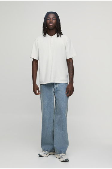 Basic Baggy Fit Jeans - stonewash