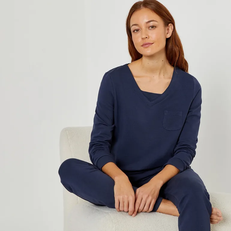 Cotton Fleece Pyjamas - 1