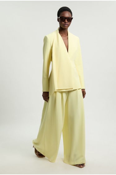 Soft Tailored Wide Leg Trouser