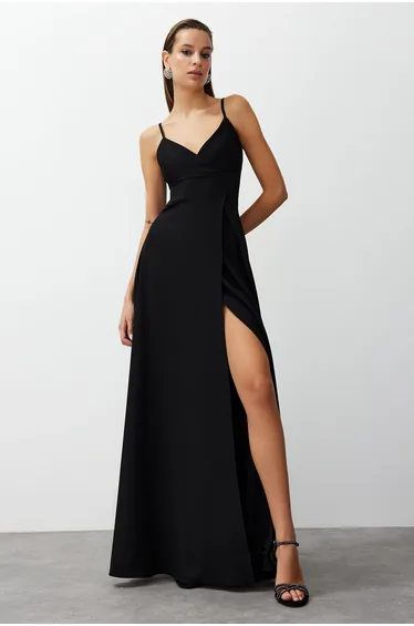 Trendyol A-Line Maxi Dress with Slit