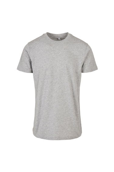 Mens Basic Round Neck T-Shirt - Heather Grey