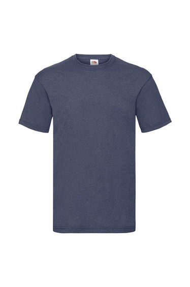 Fruit of the Loom Mens Valueweight Heather T-Shirt - Vintage Navy