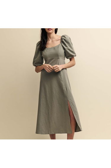 Women's Nobodys Child Henri Dress in Green