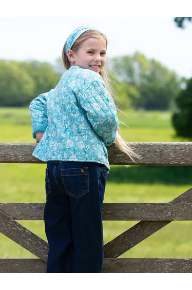 Ocean Bloom Quilted Jacket