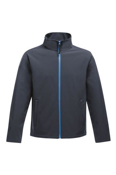 Regatta Standout Mens Ablaze Printable Soft Shell Jacket - Navy/French Blue