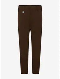 Zeco Boys School Slim Fit Trousers in Brown