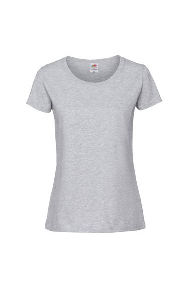 Fruit Of The Loom Womens/Ladies Ringspun Premium T-Shirt - Taupe Grey