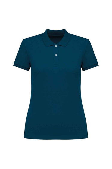 Native Spirit Womens/Ladies Pique Polo Shirt - Peacock Blue