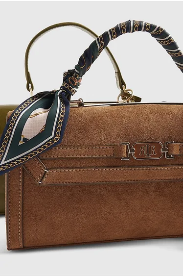 حقيبة يد ريفر آيلاند باللون البني