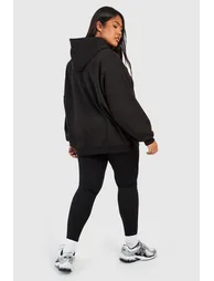 Plus Dsgn Oversized Hoodie And Legging Set - black - 1