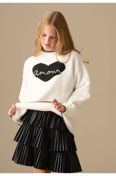 Callie Amour Heart Jumper