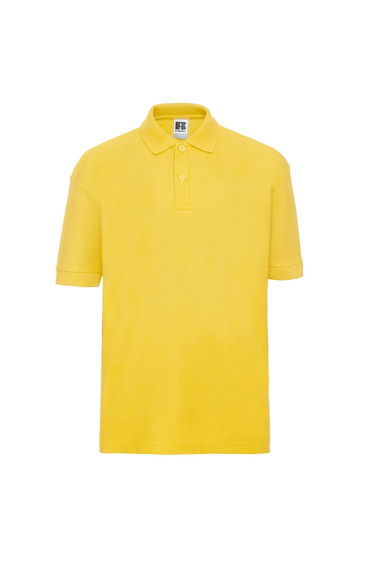 Russell Childrens/Kids Polo Shirt - Yellow