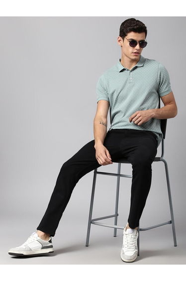 Dennis Lingo Men Mid-Rise Comfort Slim Fit Chinos Trousers