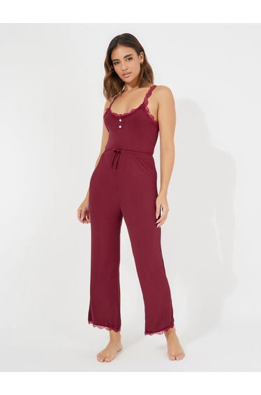 Lace Cami Top and Pyjama Set