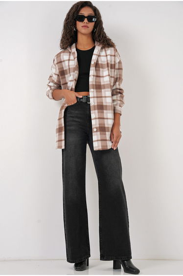 Oversize Hooded Shirt