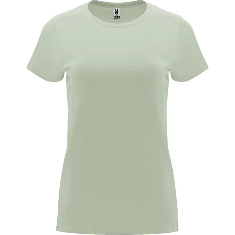 Roly Womens/Ladies Capri Short-Sleeved T-Shirt - Mist Green