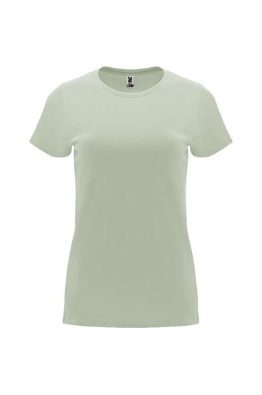 Roly Womens/Ladies Capri Short-Sleeved T-Shirt - Mist Green
