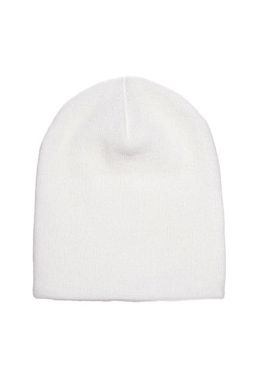 Yupoong Flexfit Unisex Heavyweight Standard Beanie Winter Hat - White Sand