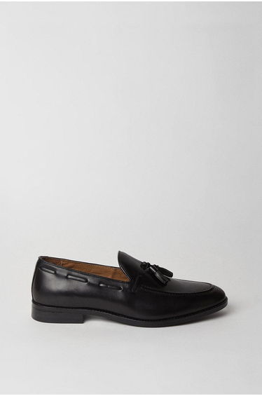 Black Tassel Penny Loafers