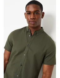 Short Sleeve Oxford Shirt - 1