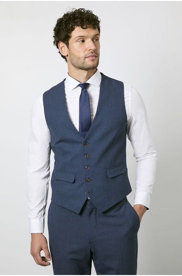 Navy Marl Waistcoat