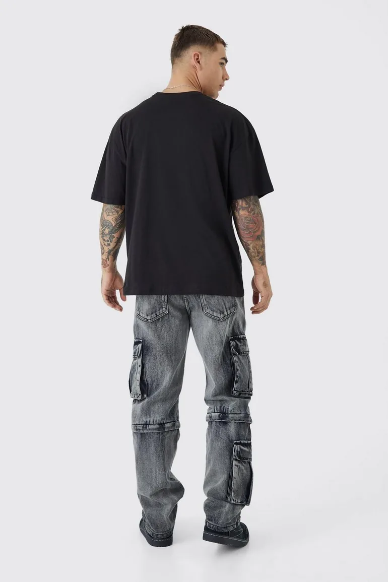 Oversized Homme Graphic T-shirt - 1