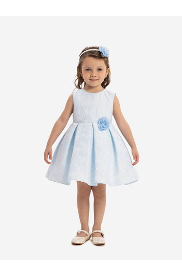 Dress & Fleur Baby Girls Flower Dress in Blue