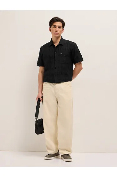 Men Texturted Regular Fit Casual Shirt