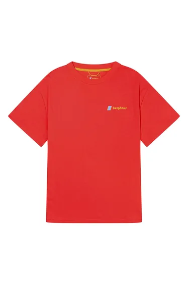 تيشيرت رجالي بطبعة لون أحمر