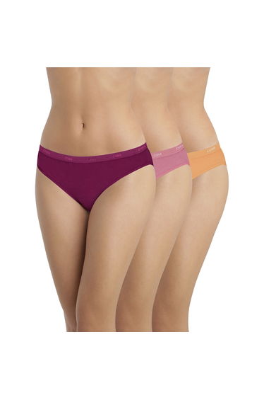 Pack of 3 Ecodim Pockets Knickers in Cotton