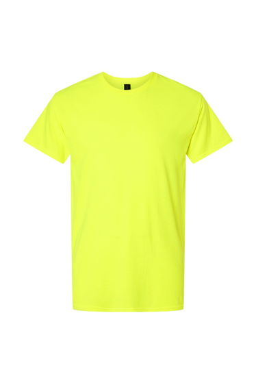 Gildan Mens Plain Lightweight T-Shirt - Safety Green