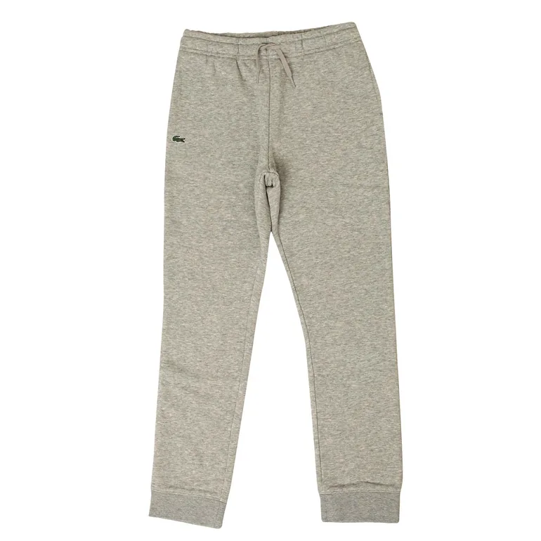 Boy's Lacoste SPORT Fleece Sweatpants in Grey