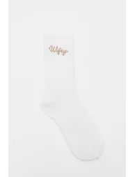 Wifey Socks - white
