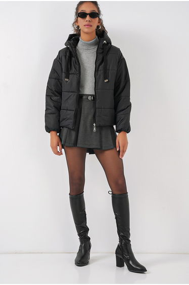 Winter Jacket - Black - Puffer