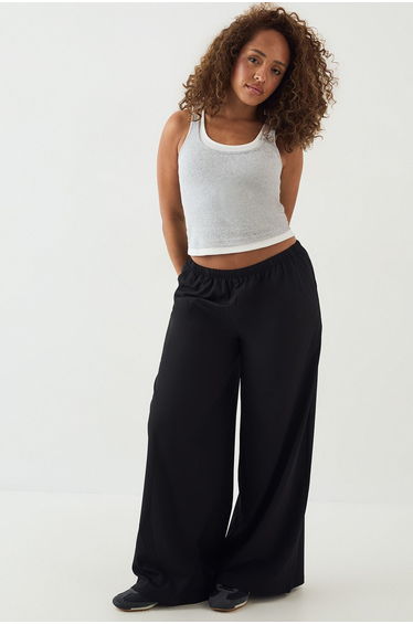 DSGN Studio Wide Leg Trouser - black